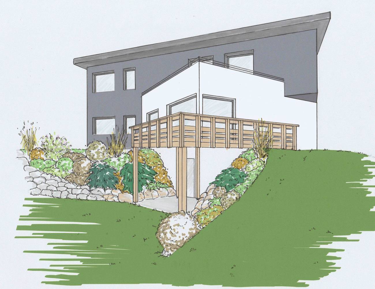PROJET TERRASSE | Au Jardin de la Coline Conception Neufchâteau 20