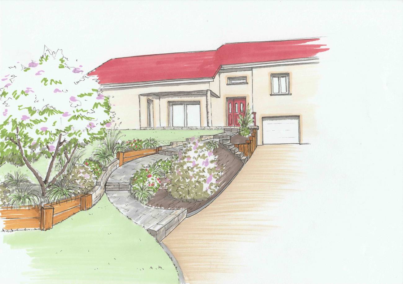 RAMPE DACCÈS | Au Jardin de la Coline Conception Neuves-Maisons 45