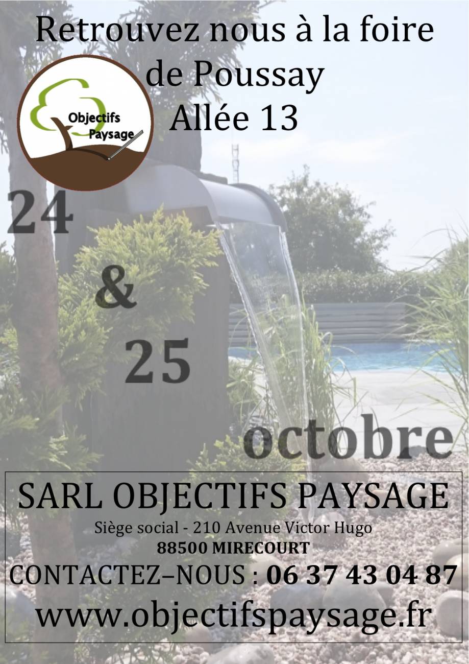 AFFICHE FOIREBIS | Au Jardin de la Coline Manifestations commerciales Chantraine 22