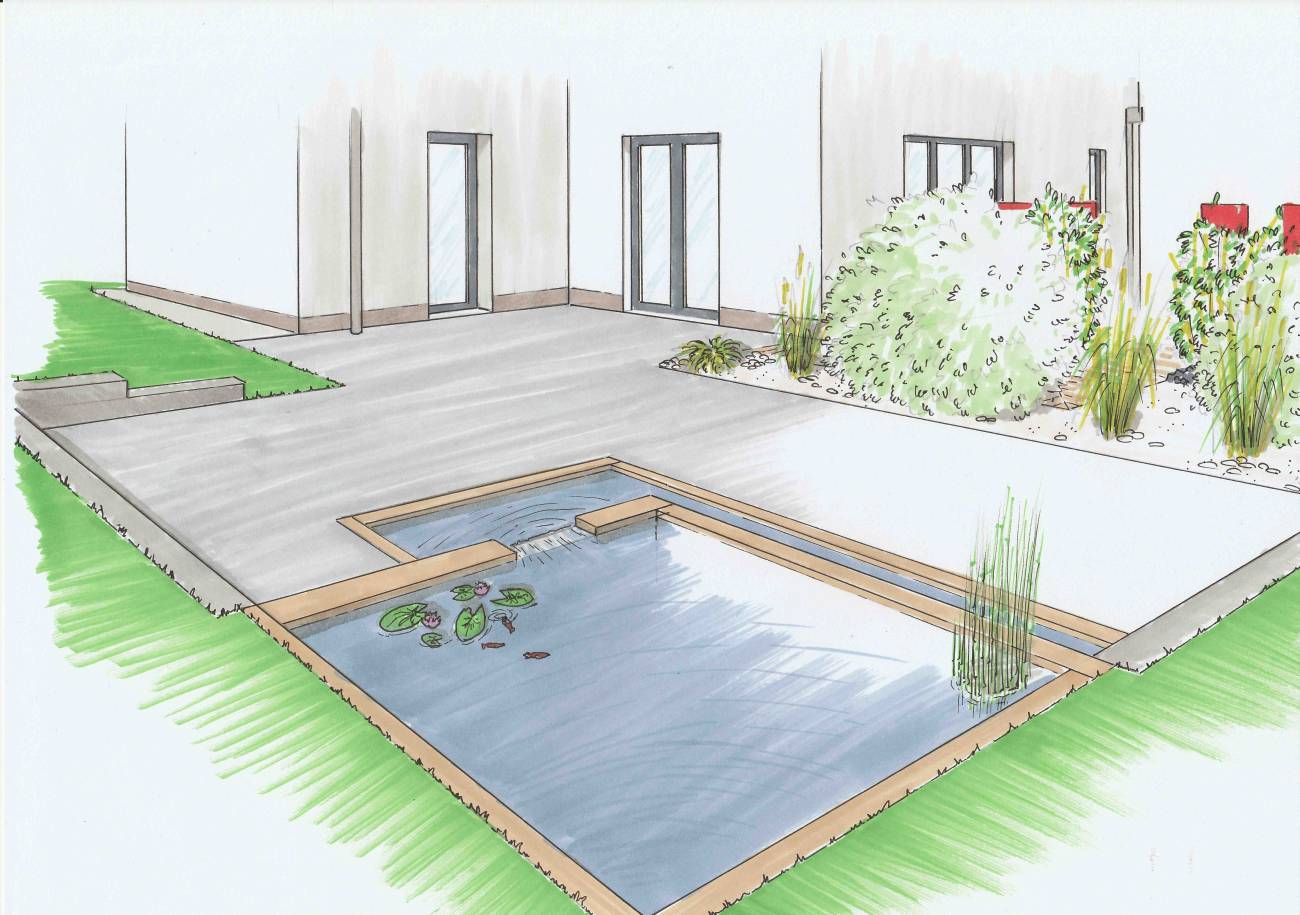 PROJET BASSIN EN CASCADE | Au Jardin de la Coline Conception Blainville-sur-l'Eau 36